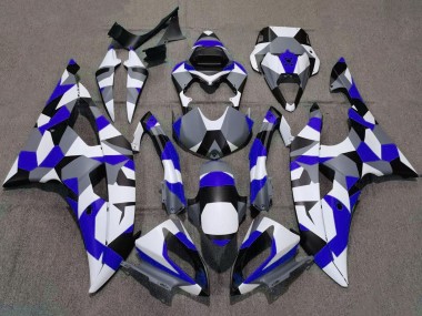 Compra Carenados Moto Yamaha YZF R6 2008-2016 - Blanco Azul Gris Negro Camouflage