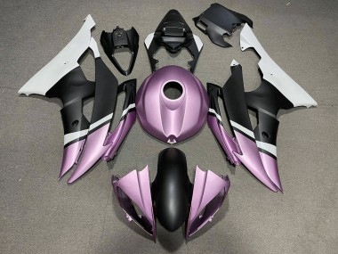 Compra Carenados Moto Yamaha YZF R6 2008-2016 - Blanco Púrpura Claro Negro Mate