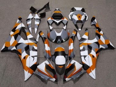 Compra Carenados Moto Yamaha YZF R6 2008-2016 - Blanco Naranja Gris Negro Camouflage