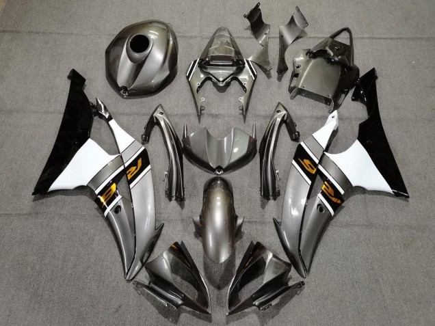 Compra Carenados Moto Yamaha YZF R6 2008-2016 - Plata Blanco Oro Negro