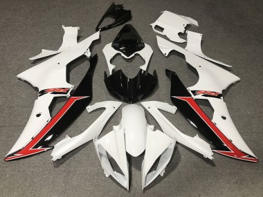 Compra Carenado Moto Yamaha YZF R6 2008-2016 - Blanco Rojo Negro Brillante