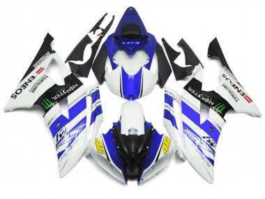 Compra Carenados Moto Yamaha YZF R6 2008-2016 - Blanco Azul Negro Brillante Verde Monstruo ENEOS 46