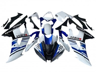 Compra Carenados Moto Yamaha YZF R6 2008-2016 - Blanco Azul Negro YEC ENEOS Petronas Semakin Didepan