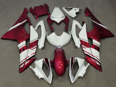 Compra Carenados Moto Yamaha YZF R6 2008-2016 - Blanco Rojo Caramelo