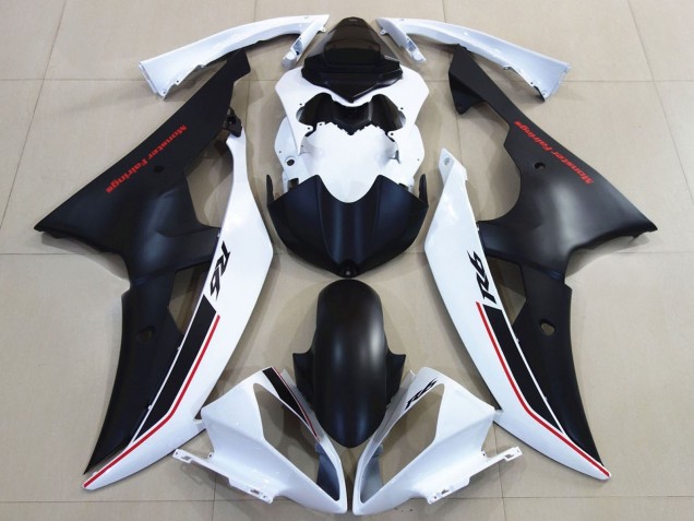 Compra Carenados Moto Yamaha YZF R6 2008-2016 - Blanco Negro Mate Rojo