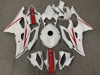 Compra Carenado Moto Yamaha YZF R6 2008-2016 - Blanco Perla Rojo
