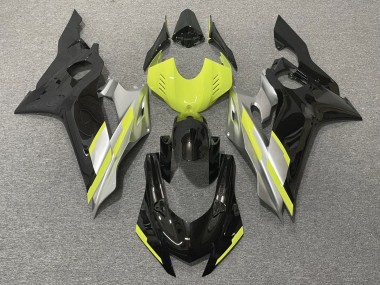 Compra Carenados Moto Yamaha YZF R6 2017-2023 - Gris Neon Amarillo Negro Brillante