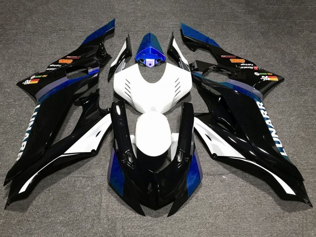 Compra Carenados Moto Yamaha YZF R6 2017-2023 - Blanco Azul Negro Brillante