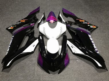 Compra Carenados Moto Yamaha YZF R6 2017-2023 - Blanco Púrpura Negro Brillante