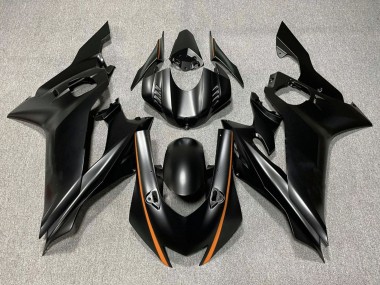 Compra Carenados Moto Yamaha YZF R6 2017-2023 - Negro Mate Naranja