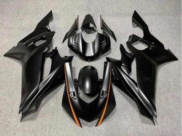 Compra Carenados Moto Yamaha YZF R6 2017-2023 - Negro Mate Naranja
