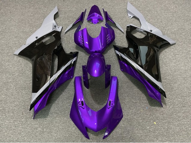 Compra Carenados Moto Yamaha YZF R6 2017-2023 - Gris Púrpura Negro Brillante