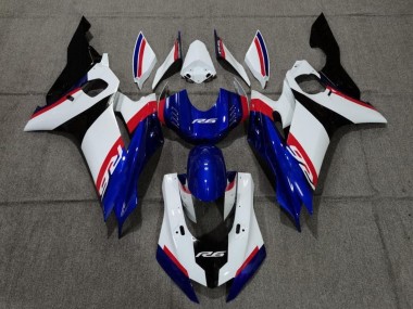 Compra Carenado Moto Yamaha YZF R6 2017-2023 - Blanco Rojo Azul Negro
