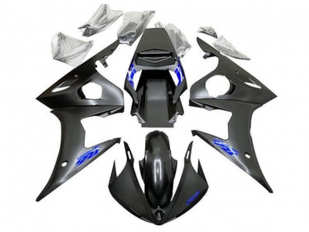 Compra Carenados Moto Yamaha YZF R6 2005 - Negro Mate Azul