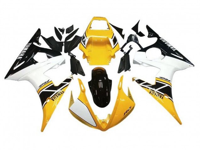 Compra Carenados Moto Yamaha YZF R6 2005 - Blanco Amarillo Negro
