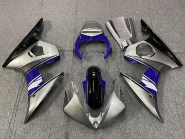 Compra Carenados Moto Yamaha YZF R6 2005 - Plata Azul Negro Blanco