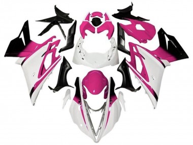 Compra Carenados Moto Triumph Daytona 675 Triple 2013-2016 - Blanco Rosa Negro Brillante
