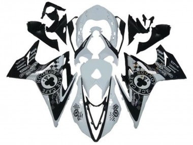 Compra Carenados Moto Triumph Daytona 675 Triple 2013-2016 - Blanco Negro Brillante Cafe London