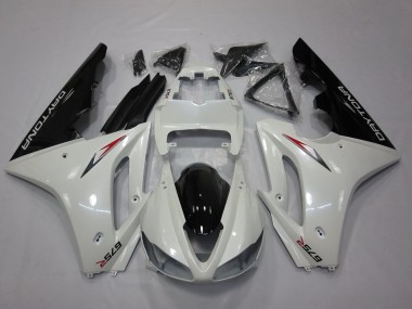 Compra Carenado Moto Triumph Daytona 675 Triple 2009-2012 - Blanco Negro Brillante