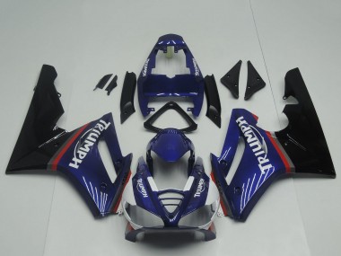 Compra Carenados Moto Triumph Daytona 675 Triple 2009-2012 - Azul Rojo Negro Brillante