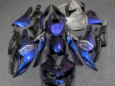 Compra Carenados Moto Kawasaki ZX4R ZX-4RR 2019-2025 - Púrpura Azul Gradiente