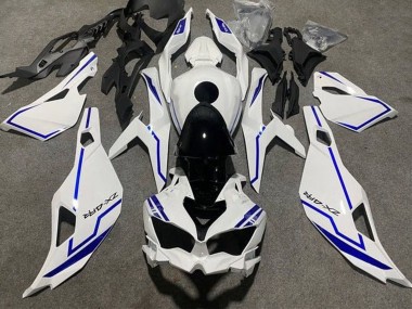 Compra Carenados Moto Kawasaki ZX4R ZX-4RR 2019-2025 - Blanco Azul Raya