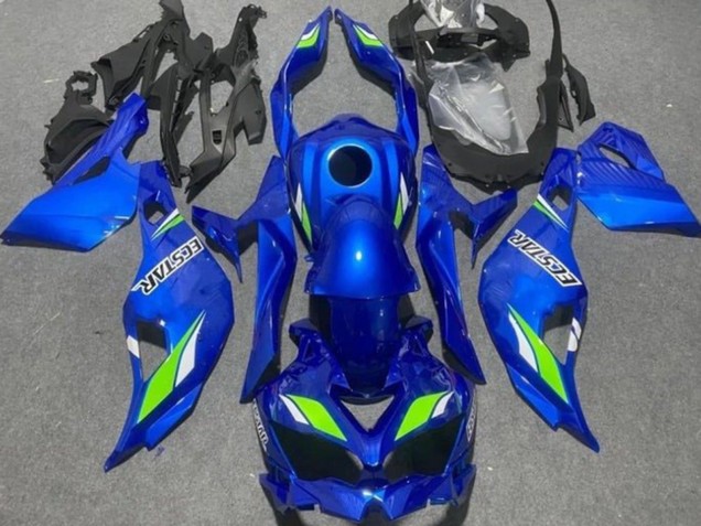 Compra Carenados Moto Kawasaki ZX4R ZX-4RR 2019-2025 - Azul Verde Ecstar