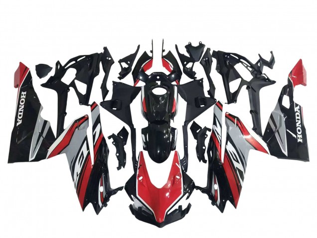 Compra Carenados Moto Honda CBR250RR 2017-2022 - Rojo Plata Negro Brillante