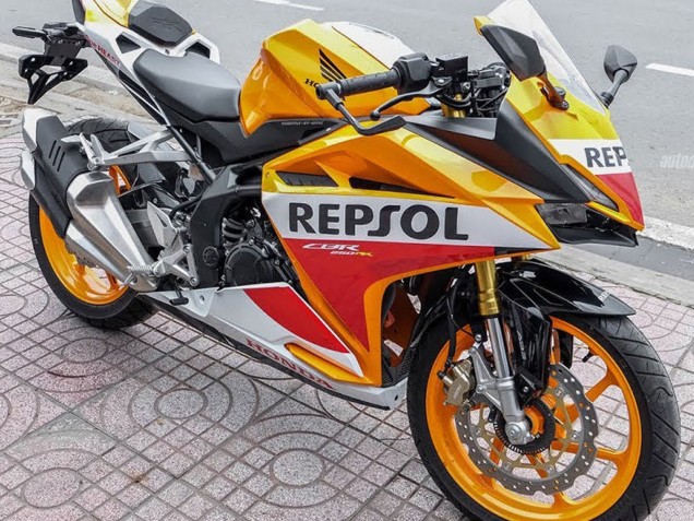 Compra Carenados Moto Honda CBR250RR 2017-2022 - Amarillo Blanco Rojo Repsol