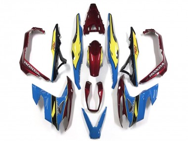 Compra Carenados Moto Honda ADV150 2018-2021 - Azul Amarillo Rojo