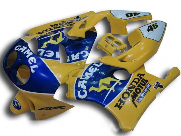 Compra Carenados Moto Honda CBR250RR MC22 1990-1998 - Amarillo Azul Camello Motul