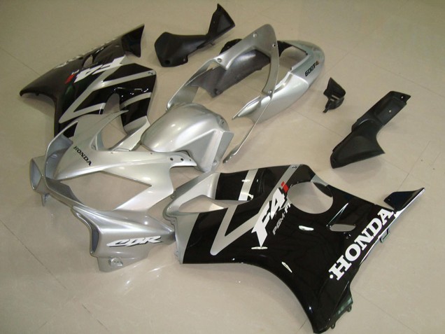 Compra Carenado Moto Honda CBR600 F4i 2004-2007 - Plata Negro Brillante