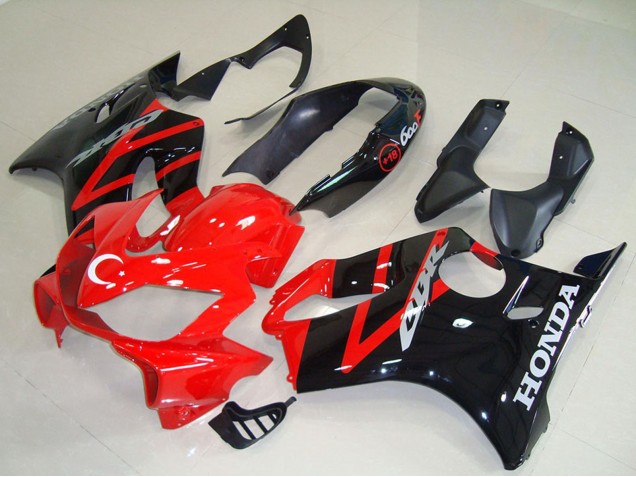 Compra Kits Carenado Moto Honda CBR600 F4i 2004-2007 - Rojo Negro Brillante