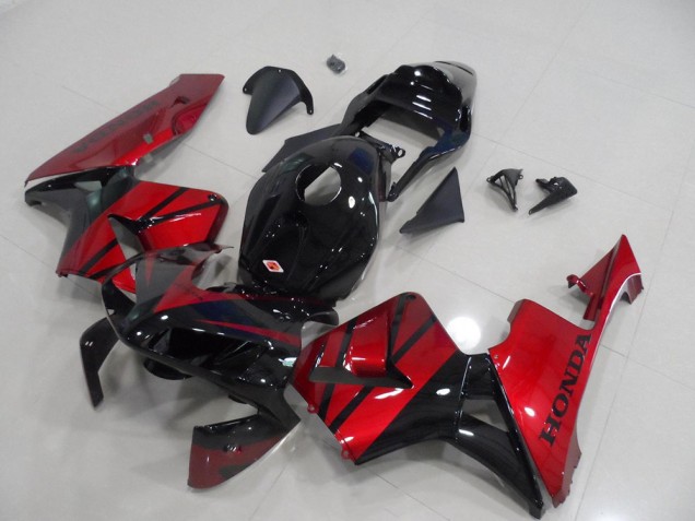 Compra Carenado Moto Honda CBR600RR 2003-2004 - Rojo Negro Brillante Raya