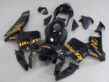 Compra Carenados Moto Honda CBR600RR 2003-2004 - Negro Brillante Oro Repsol