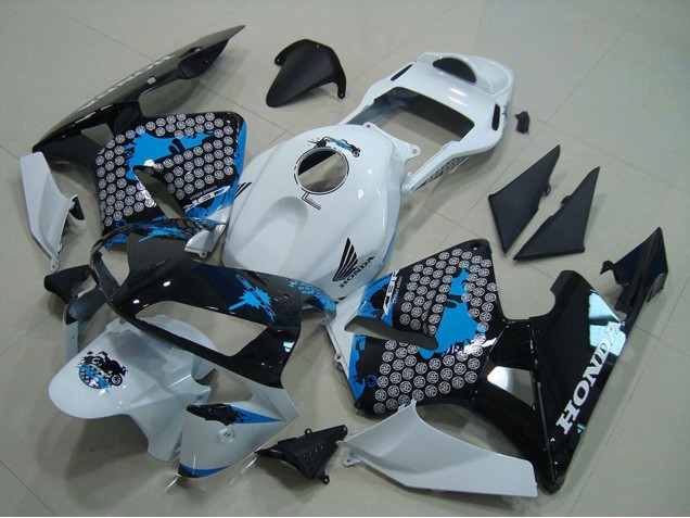 Compra Carenado Moto Honda CBR600RR 2003-2004 - Blanco Azul Negro Brillante