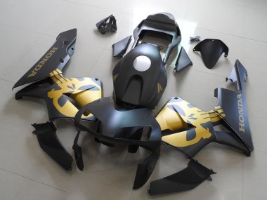 Compra Carenados Moto Honda CBR600RR 2003-2004 - Negro Mate Oro