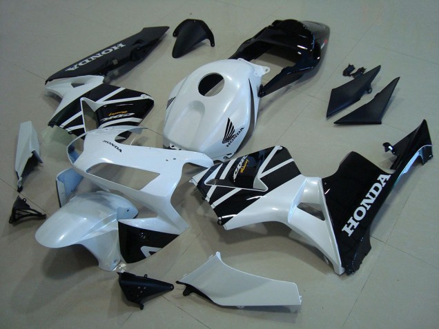 Compra Carenados Moto Honda CBR600RR 2003-2004 - Blanco Negro Brillante