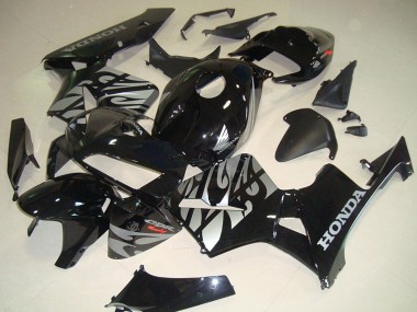 Compra Carenados Moto Honda CBR600RR 2005-2006 - Negro Brillante Plata Llama