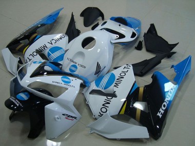 Compra Carenados Moto Honda CBR600RR 2005-2006 - Blanco Azul Negro Brillante Konica Minolta