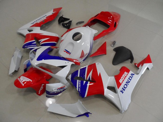 Compra Carenados Moto Honda CBR600RR 2005-2006 - Blanco Rojo Azul Motul HRC