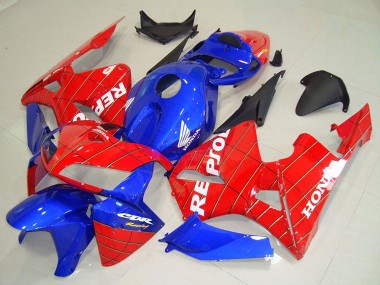 Compra Carenados Moto Honda CBR600RR 2005-2006 - Azul Rojo Spider Man Repsol