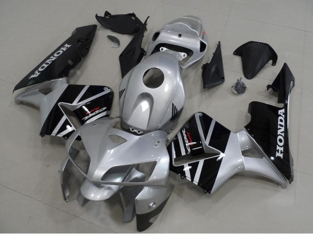 Compra Carenados Moto Honda CBR600RR 2005-2006 - Plata Negro Brillante