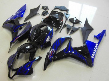 Compra Carenados Moto Honda CBR600RR 2007-2008 - Negro Brillante Azul Llama