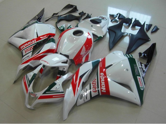 Compra Carenados Moto Honda CBR600RR 2009-2012 - Blanco Rojo Verde Castrol