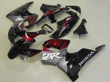 Compra Carenados Moto Honda CBR900RR 893 1996-1997 - Plata Rojo Granate Negro Brillante