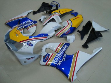 Compra Carenados Moto Honda CBR900RR 919 1998-1999 - Blanco Azul Amarillo Rothmans