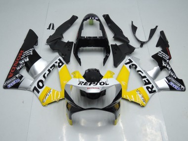 Compra Carenado Moto Honda CBR900RR 929 2000-2001 - Amarillo Plata Negro Brillante Repsol