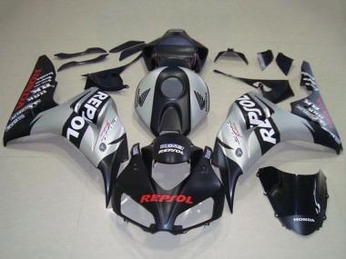 Compra Carenado Moto Honda CBR1000RR 2006-2007 - Plata Negro Mate Repsol
