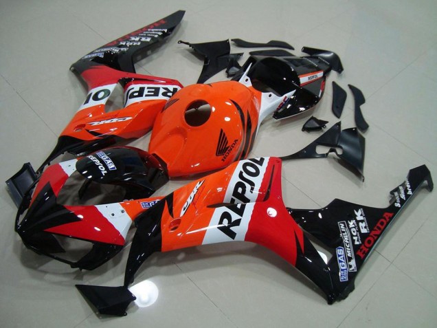 Compra Kits Carenado Moto Honda CBR1000RR 2006-2007 - Naranja Blanco Rojo Negro Brillante Repsol